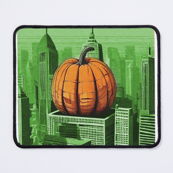Item preview, Massive Pumpkin in City Skyline (in Green) designed and sold by EIGHTHUNDREDTWO.