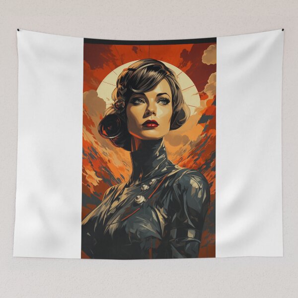 Item preview, Unstoppable force meets an unstoppable object - Art deco poster designed and sold by SeanTheBeard.