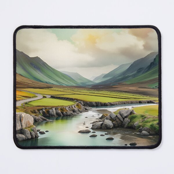 Item preview, A Quintessential Irish Landscape in Artificial Intelligence designed and sold by LymphomaLass.