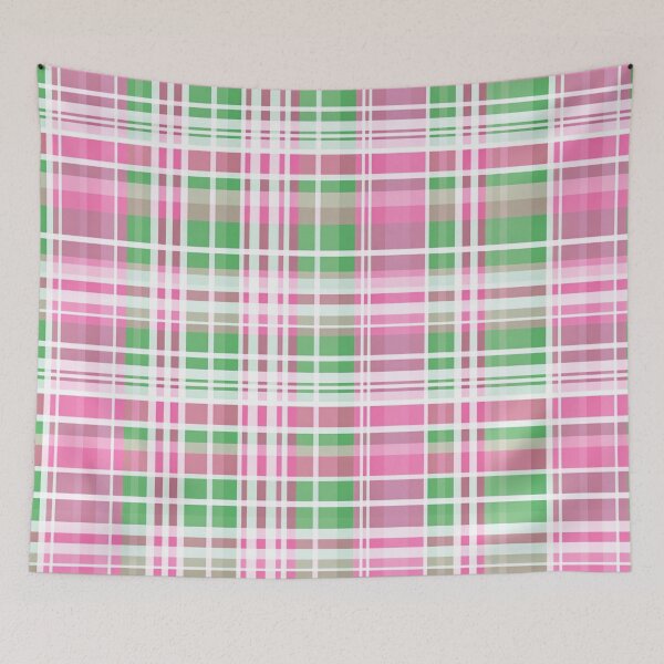 Item preview, Pink and Green Preppy Plaid designed and sold by Nicholas Panek.