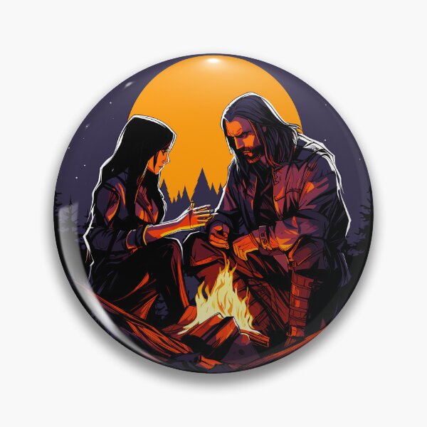 Item preview, Geralt and Yennefer designed and sold by theblockstore.
