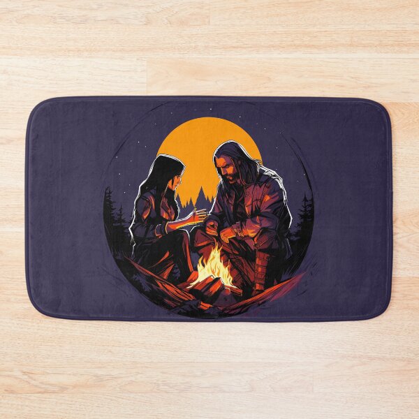 Item preview, Geralt and Yennefer designed and sold by theblockstore.