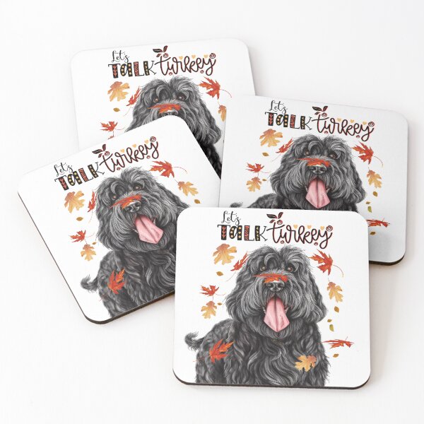 Item preview, Black Russian Terrier Funny Thanksgiving Dog designed and sold by SalonOfArt.