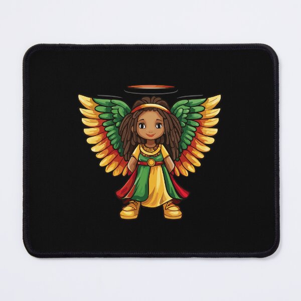 Artikelvorschau, Süßer Rasta-Engel entworfen und verkauft von reggaeartgifts.
