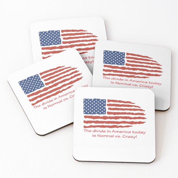 Item preview, The divide in America today is Normal vs Crazy! designed and sold by Lisa Weber.