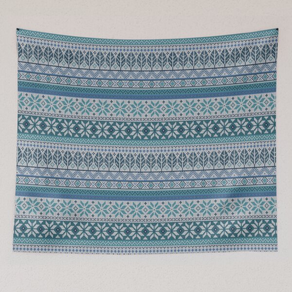 Item preview, Cozy warm knitting blue designed and sold by pakanta.