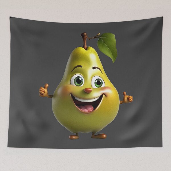 Item preview,  Smiling pear designed and sold by StyleSketch.