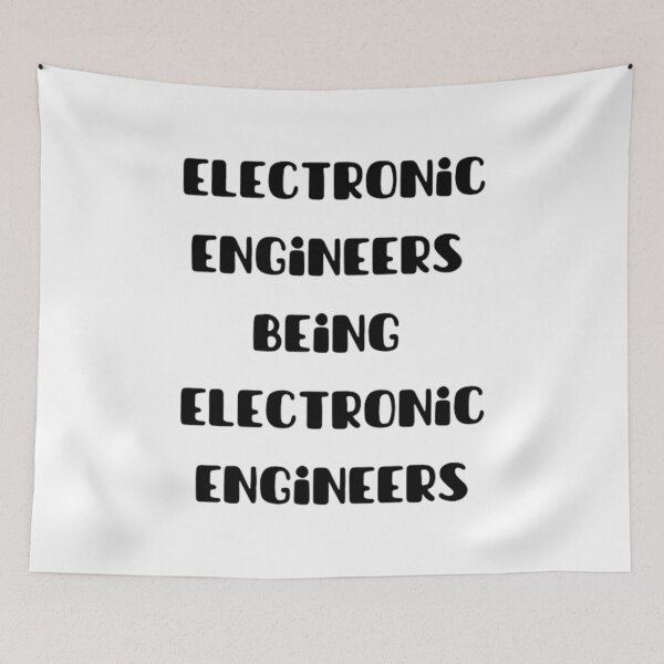 Item preview, Retro "Electronic Engineers Being Electronic Engineers" Custom Tee for Tech Enthusiasts designed and sold by JSPStore.