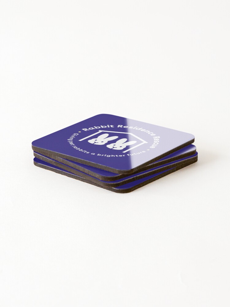 Thumbnail 4 of 5, Coasters (Set of 4), Logo  designed and sold by RabbitResidence.