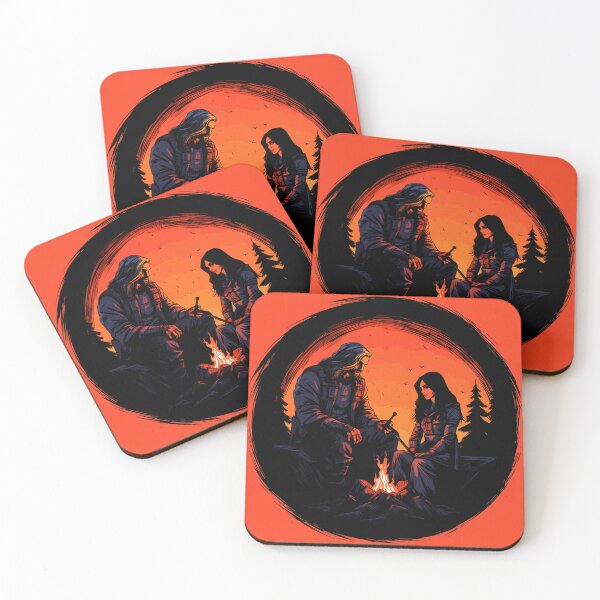 Item preview, Geralt and Yennefer designed and sold by theblockstore.