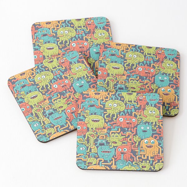 Item preview, Monsters Tangled designed and sold by 4TeeToo.