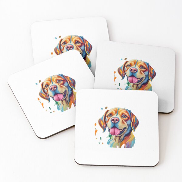 Item preview, colorful adorable dog designed and sold by albertotv250.