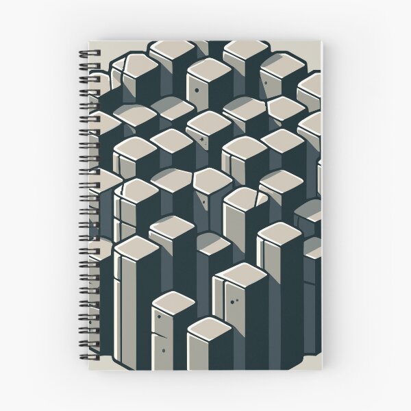 Item preview, Basalt Columns Cube Isometric designed and sold by SweetClicks123.