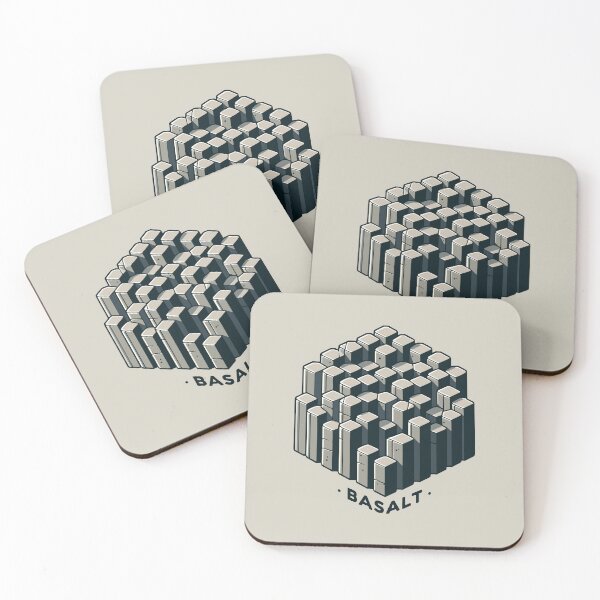 Item preview, Basalt Columns Cube Isometric designed and sold by SweetClicks123.