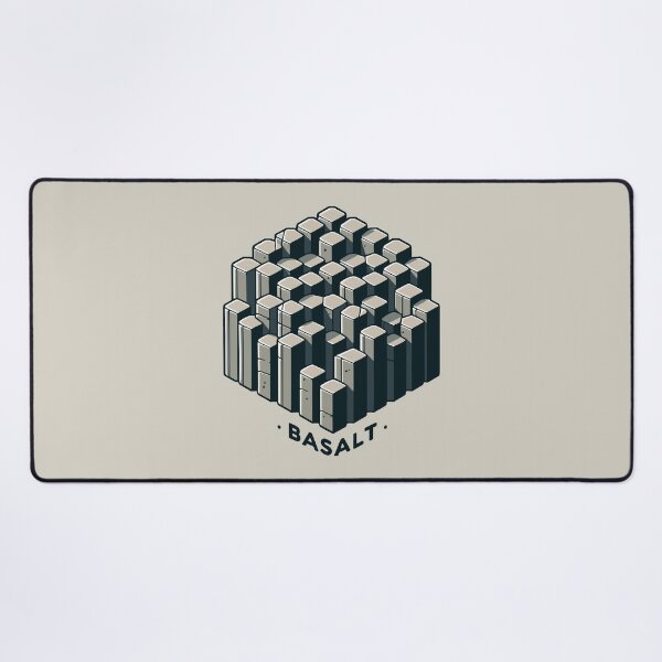 Item preview, Basalt Columns Cube Isometric designed and sold by SweetClicks123.