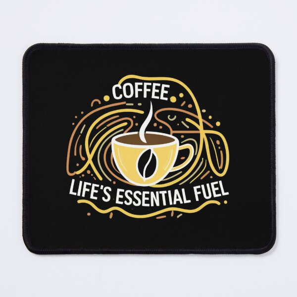 Item preview, "Coffee: Life's Essential Fuel Typography T-Shirt" designed and sold by AI-volution.