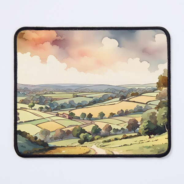 Item preview, A Quintessential Cheshire Landscape in Artificial Intelligence designed and sold by LymphomaLass.