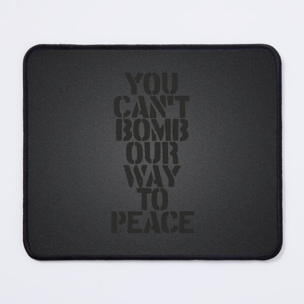 Item preview, Anti-war protest message. You can't bomb our way to peace! designed and sold by paulo silveira.