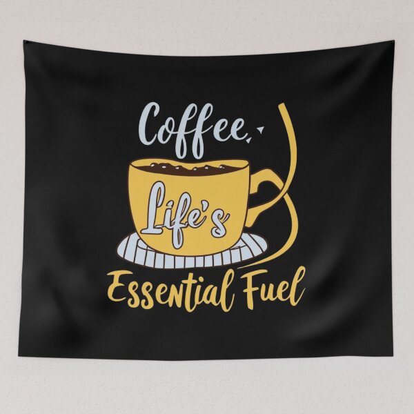 Item preview, "Coffee: Life's Essential Fuel - Caffeine Lover Tee" designed and sold by AI-volution.