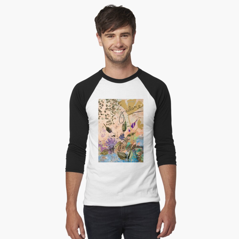 Item preview, Baseball ¾ Sleeve T-Shirt designed and sold by annasfunkyart.