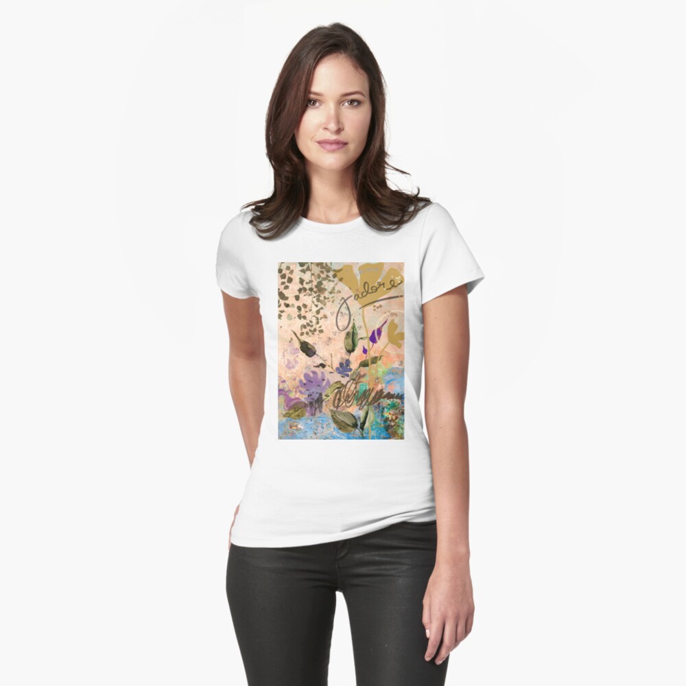 Item preview, Fitted T-Shirt designed and sold by annasfunkyart.