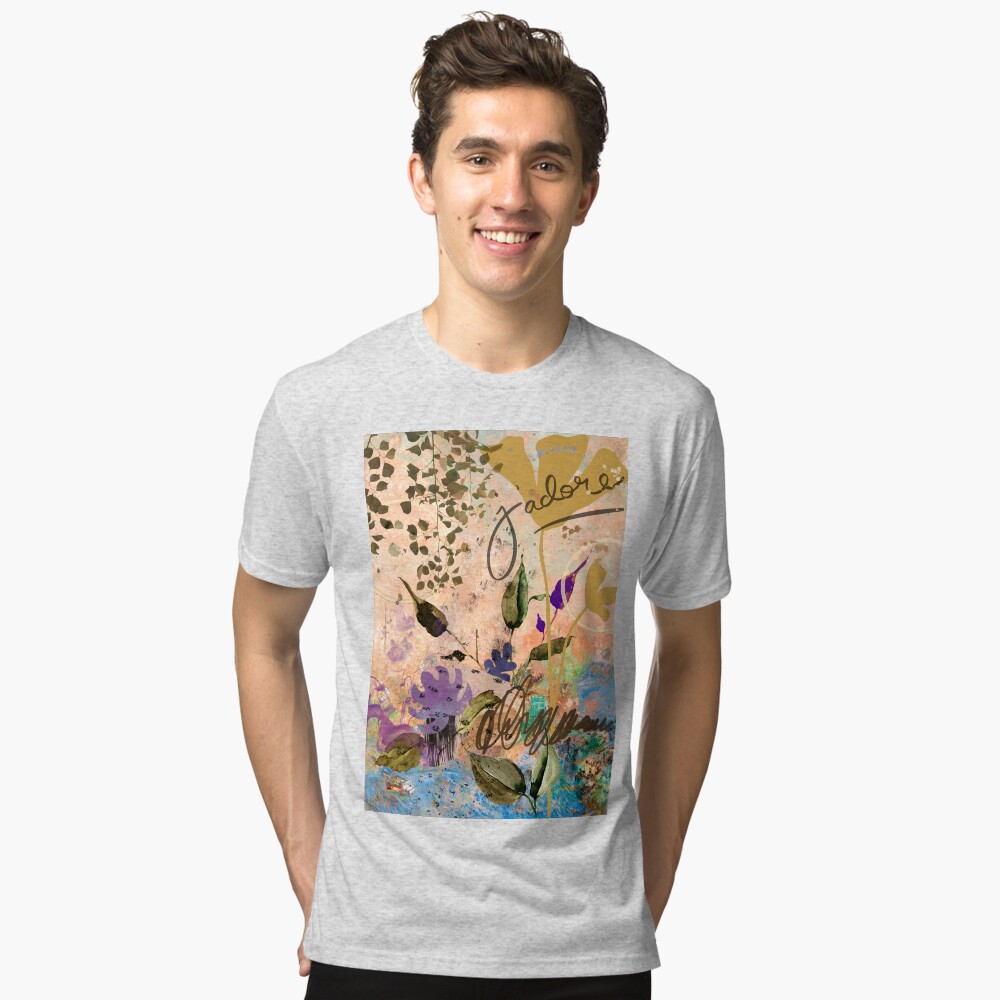 Item preview, Tri-blend T-Shirt designed and sold by annasfunkyart.