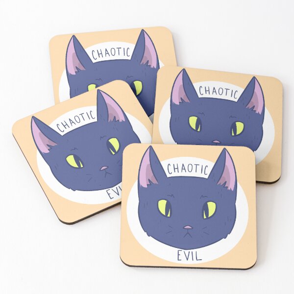 Item preview, Chaotic Evil Cat designed and sold by AvalonSkyeArt.