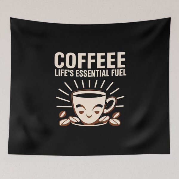Item preview, "Coffee: Life's Essential Fuel Tee for Caffeine Addicts" designed and sold by AI-volution.
