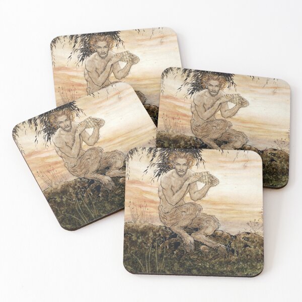 Item preview, The Piper at the Gates of Dawn - The Wind in the Willows - Arthur Rackham designed and sold by forgottenbeauty.