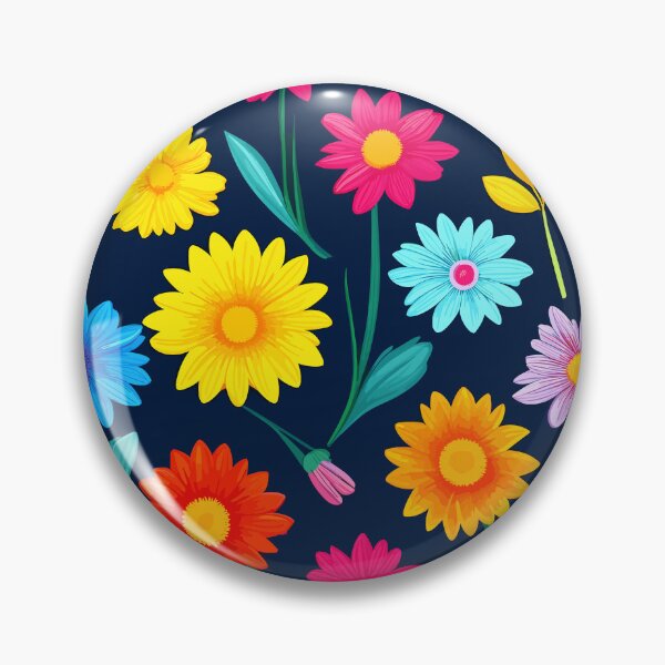 Item preview, Aster Flowers Pattern designed and sold by WildlifeInc.