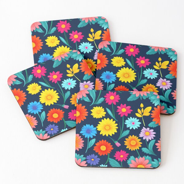 Item preview, Aster Flowers Pattern designed and sold by WildlifeInc.