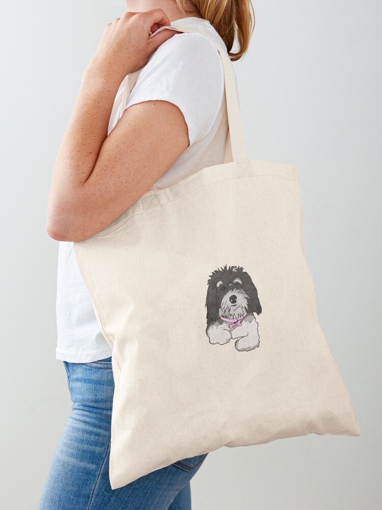 DARLING'S Dachshund Dog Fashion Design Handbag Shoulder Bag - Black