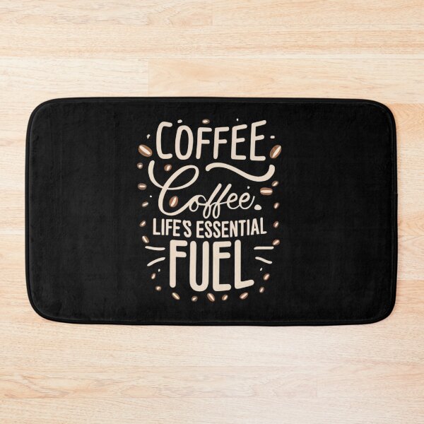 Item preview, "Coffee: Life's Essential Fuel Typography Shirt" designed and sold by AI-volution.