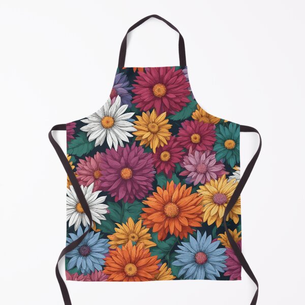 Item preview, Aster Flowers Pattern designed and sold by WildlifeInc.