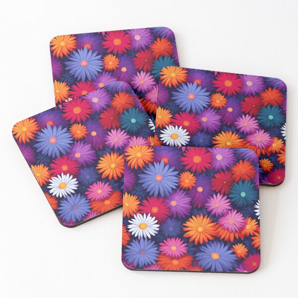 Item preview, Aster Floral Pattern designed and sold by WildlifeInc.