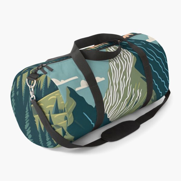 Item preview, “Tranquility in the Mountains: A Seamless Pattern of Alpine Hiking Trails and Forests” designed and sold by Best-Art-32.