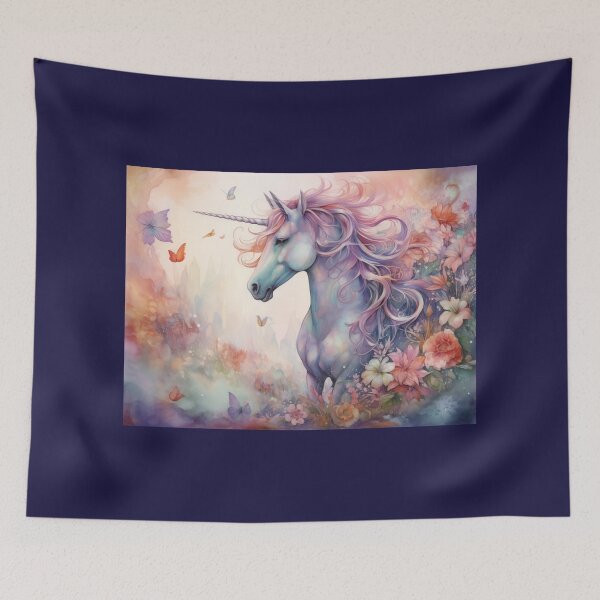 Item preview, Unicorn Magical Wonderland Watercolour designed and sold by narenz03.