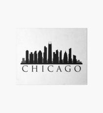 chicago skyline Art Board