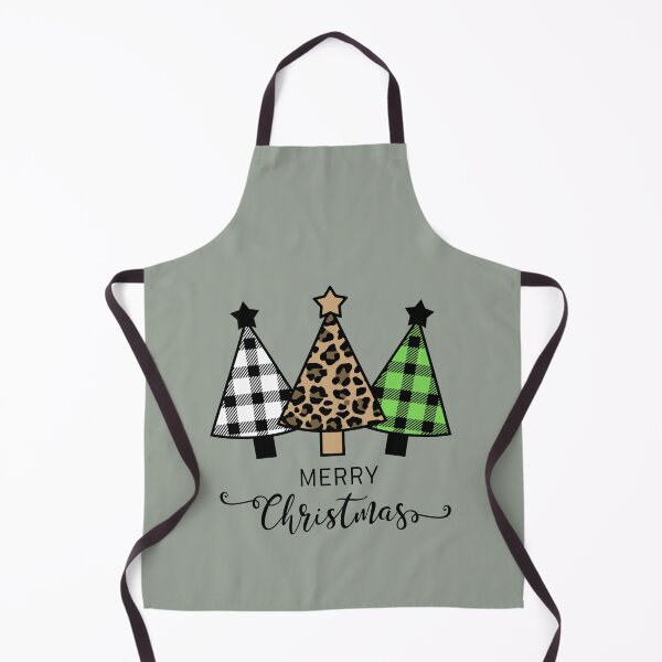 Item preview, Cute Plaid Leopard Christmas Trees designed and sold by ModkMerch.