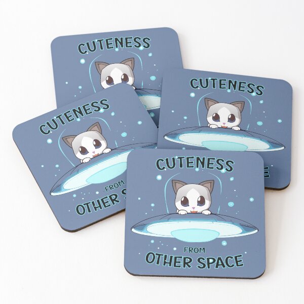 Item preview, White cat cuteness from other space designed and sold by myanko.