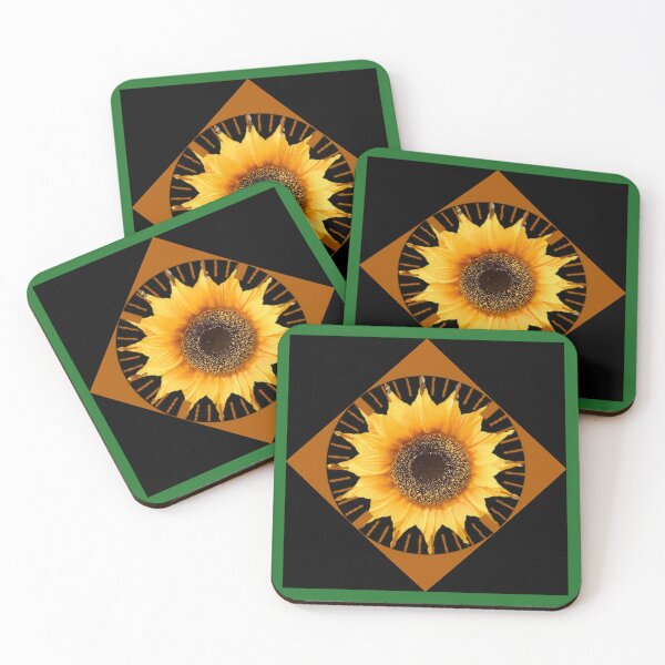 Artikelvorschau, Sonnenblumengelb - Braun - Schwarzes Blumendesign von Iritof entworfen und verkauft von iritof.