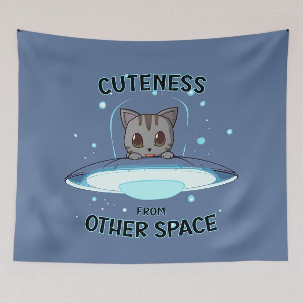 Item preview, Grey cat cuteness from other space designed and sold by myanko.