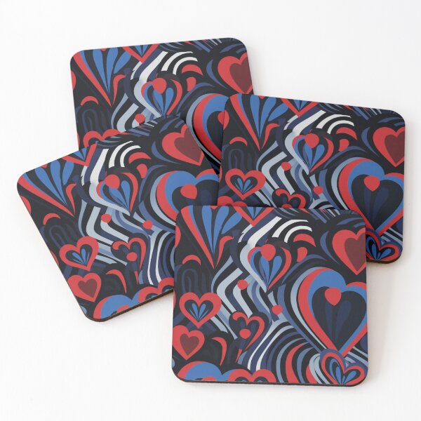 Item preview, Pattern of Hearts Abstract designed and sold by Nicholas Panek.