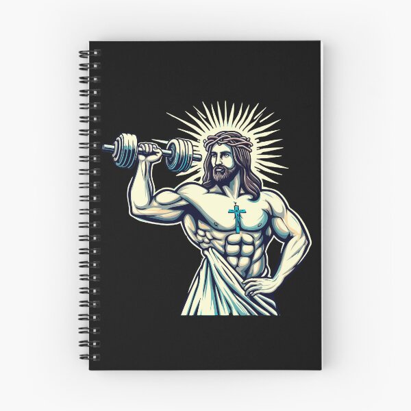Item preview, Jacked Jesus Illustration designed and sold by GlobalDesigns-.