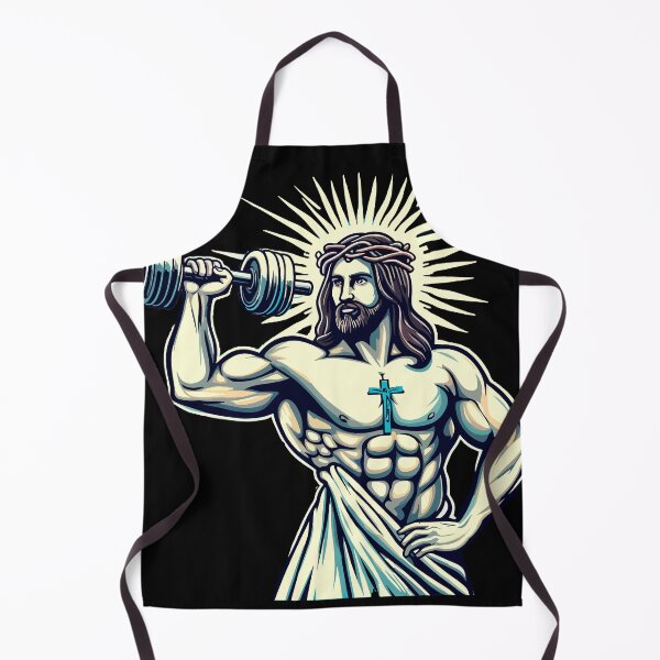 Item preview, Jacked Jesus Illustration designed and sold by GlobalDesigns-.