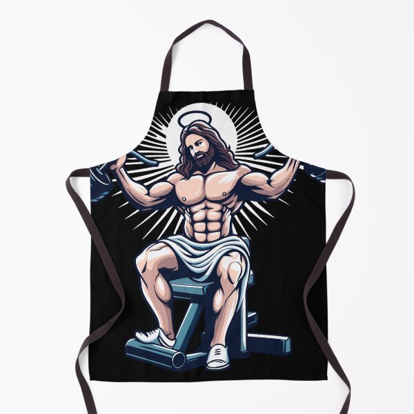 Item preview, Jacked Jesus Illustration designed and sold by GlobalDesigns-.