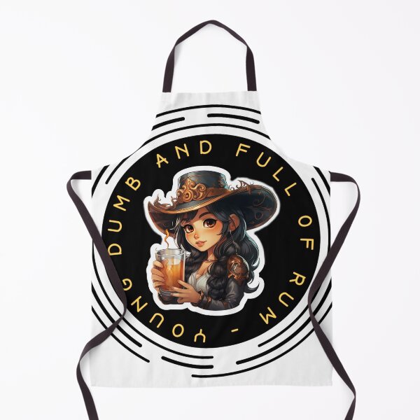 Item preview, Young Dumb and full of Rum Pirate Girl designed and sold by Piratepuns.