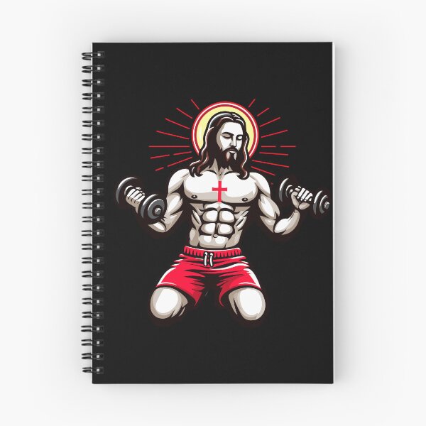 Item preview, Jacked Jesus Illustration designed and sold by GlobalDesigns-.