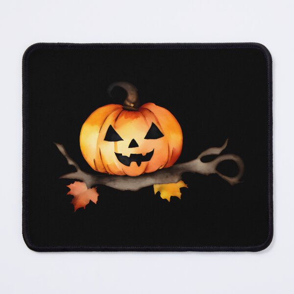 Item preview, Halloween Pumpkin Sitting on a Branch designed and sold by BloomCatB.