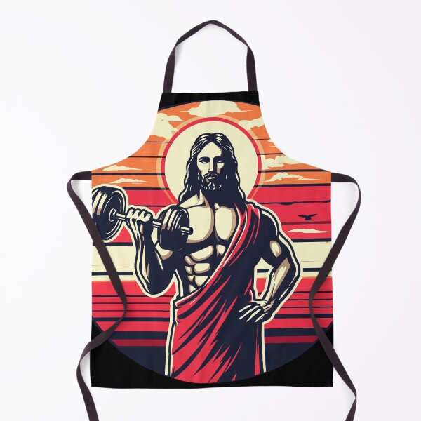 Item preview, Jacked Jesus Illustration designed and sold by GlobalDesigns-.